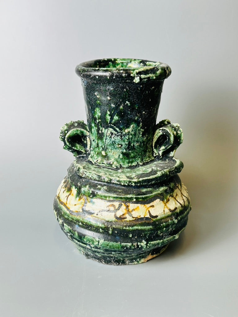 Shiga-Oribe Hanaire flower vase A267