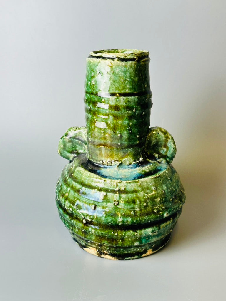 Shiga-Oribe Hanaire flower vase A263