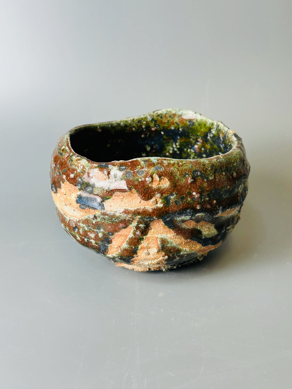 Shiga-oribe teabowl A319