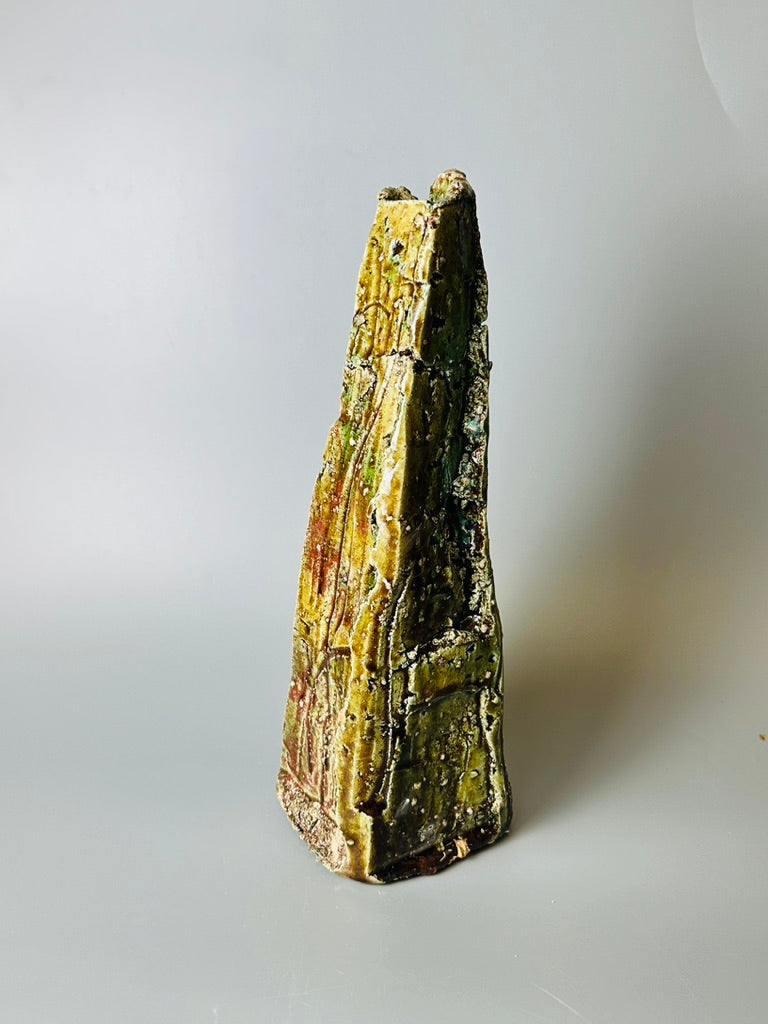 Shiga-Oribe Hanaire flower vase A259