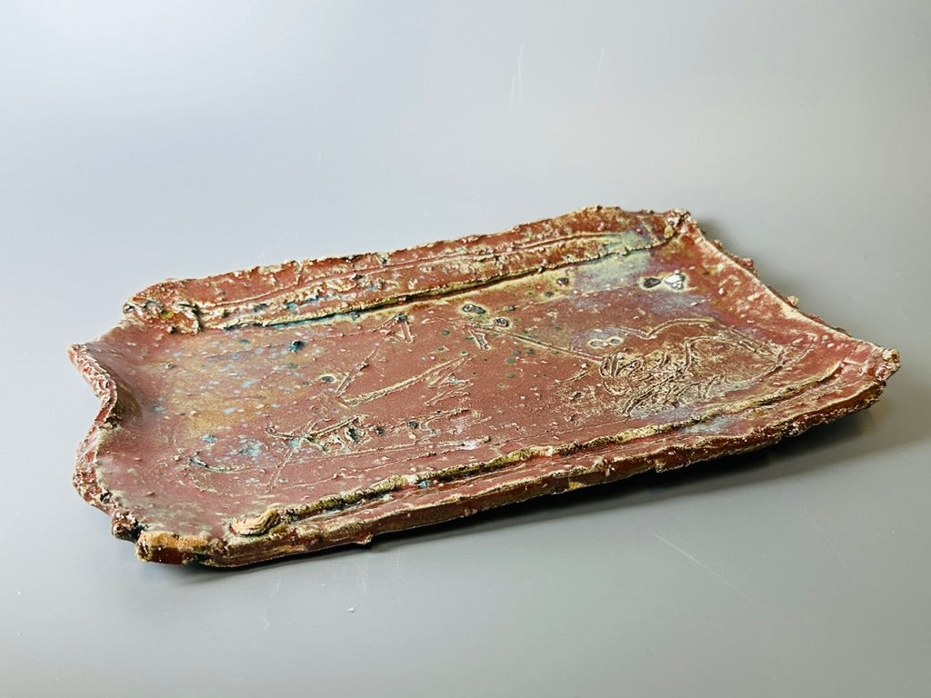 Shiga-Oribe larger plate A277