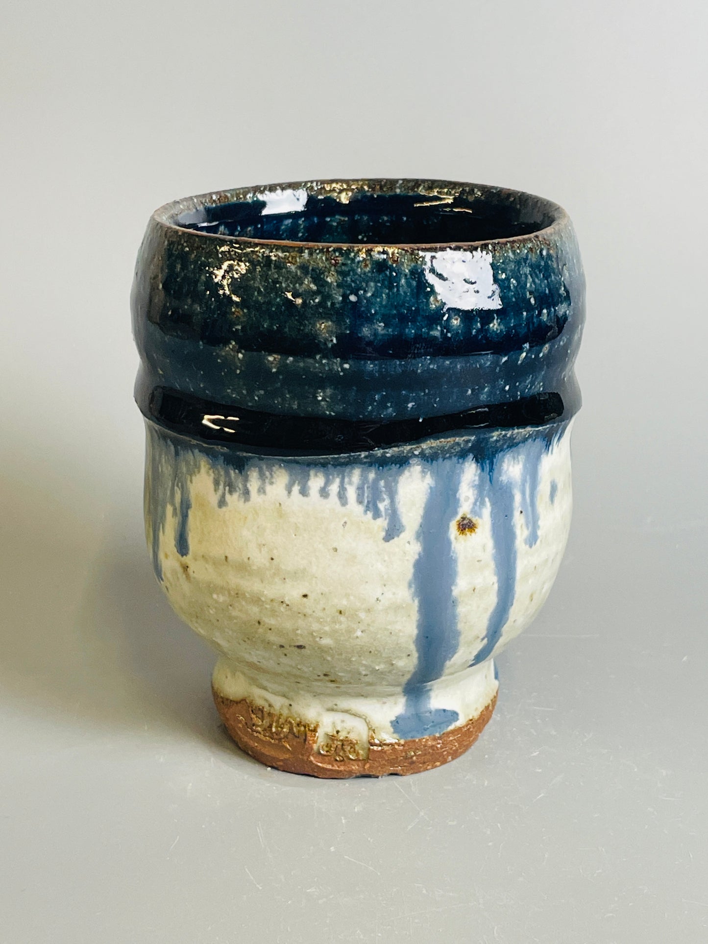 Yunomi, blue ash ,nuka, T1061