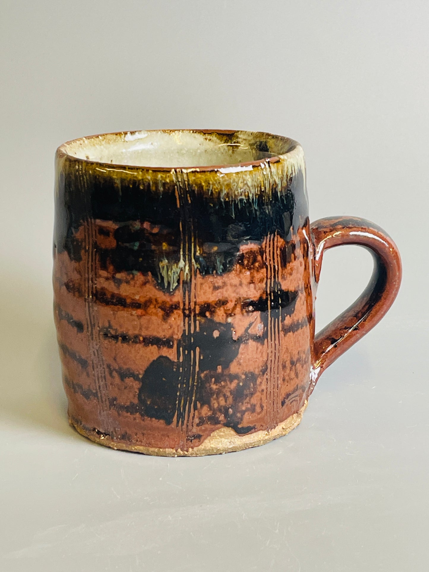 Mug, temmoku, nuka, T1101