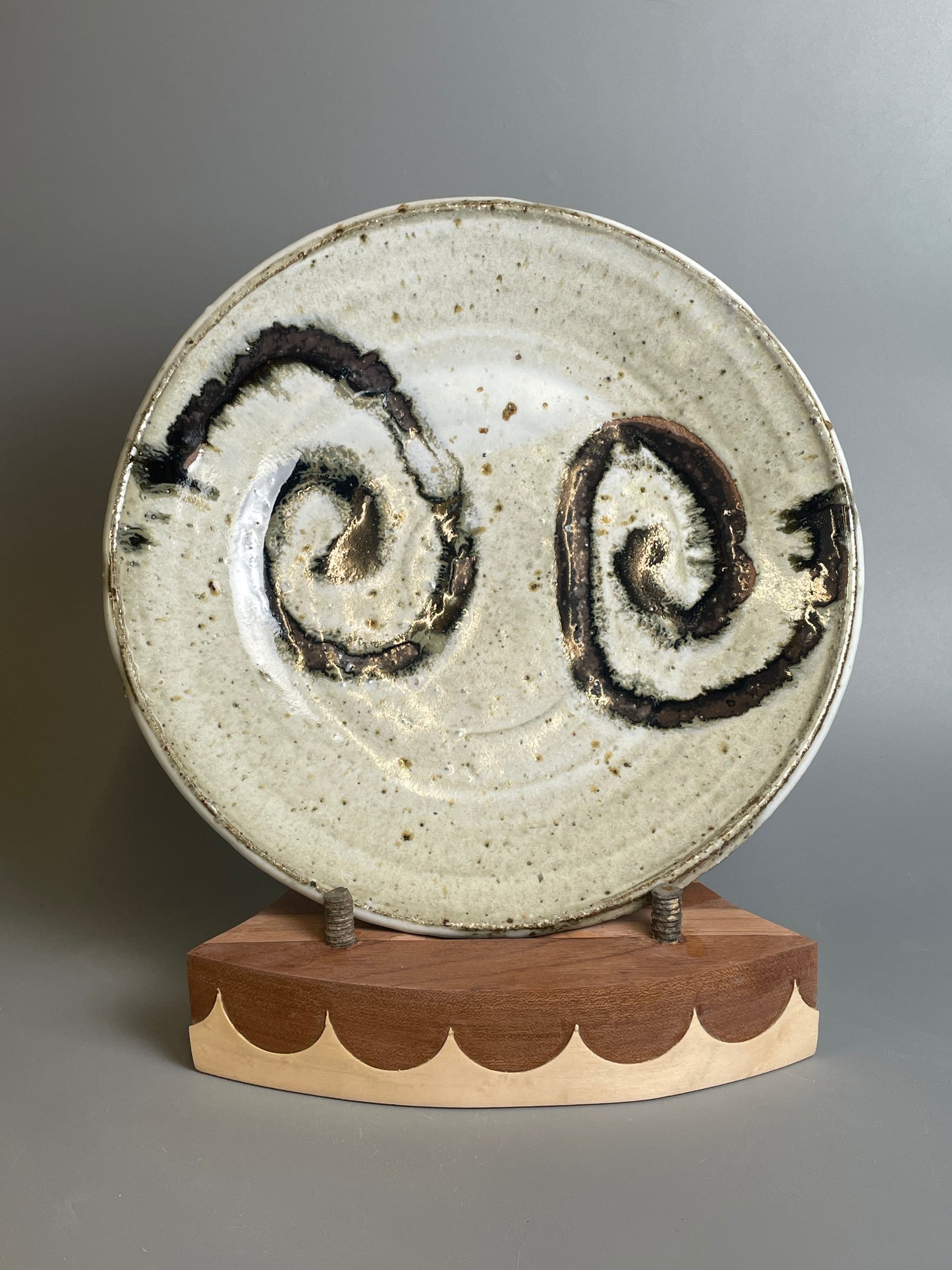 Large plate, nuka, Jian, T1266