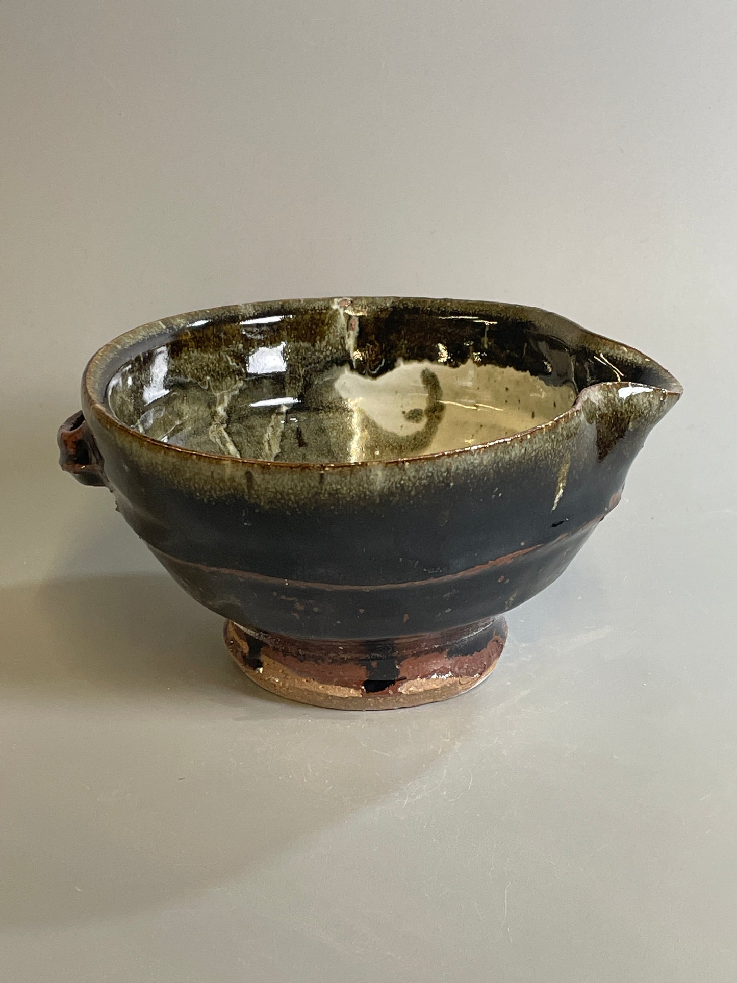 Pouring bowl, temmoku, nuka, T1374