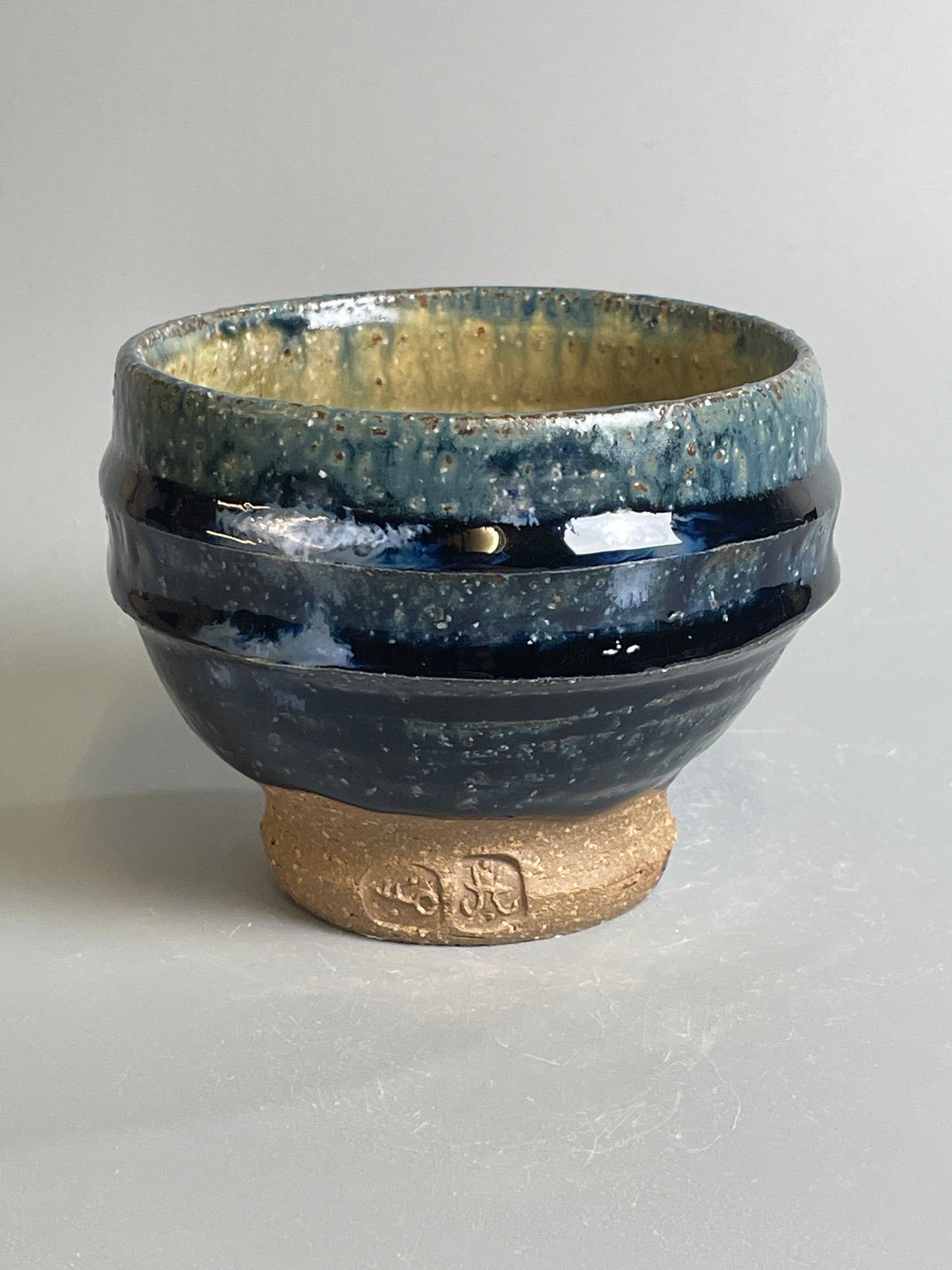 Yunomi, ash, blue ash, T1444