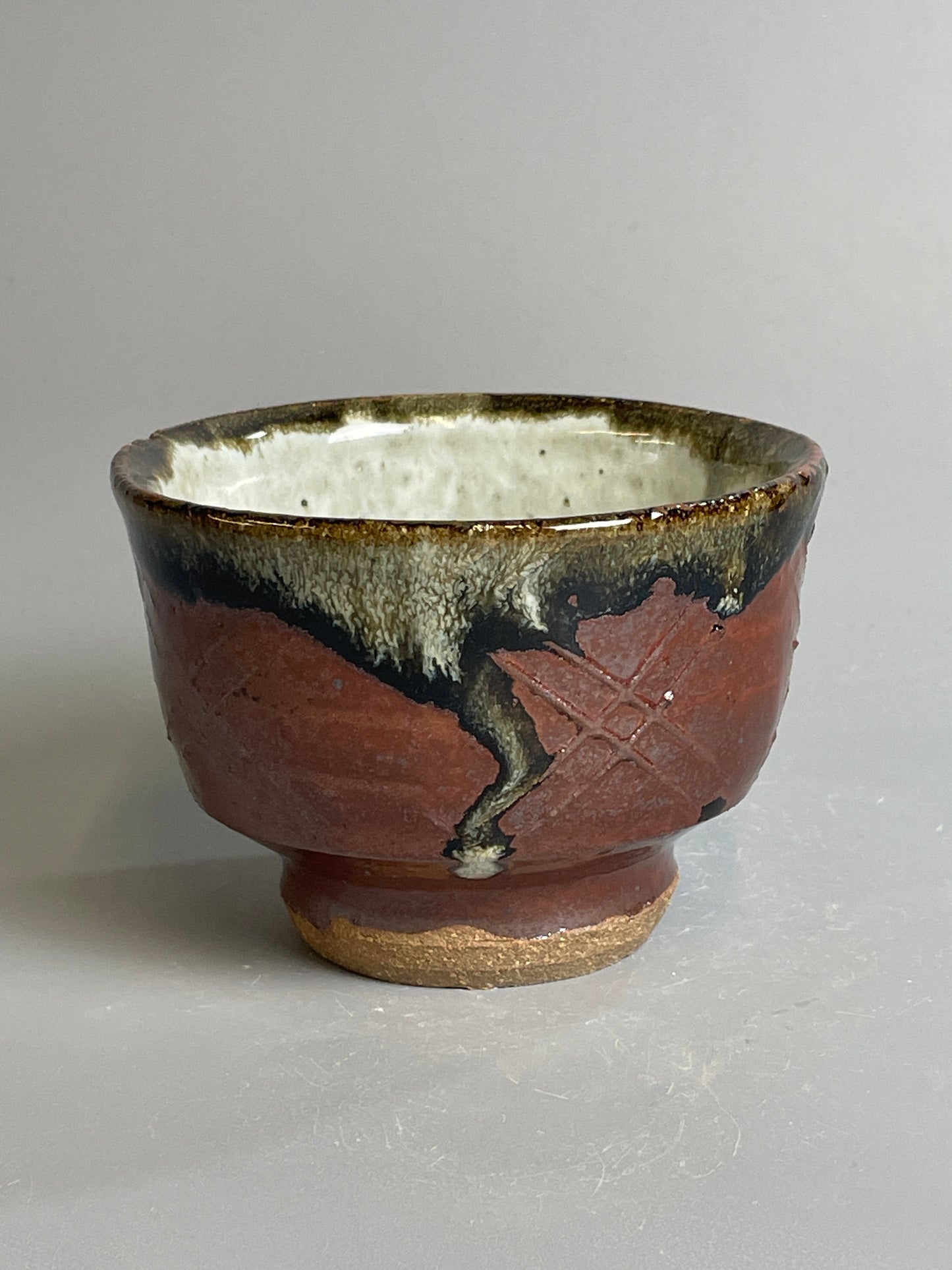 Yunomi, temmoku, nuka, T1454