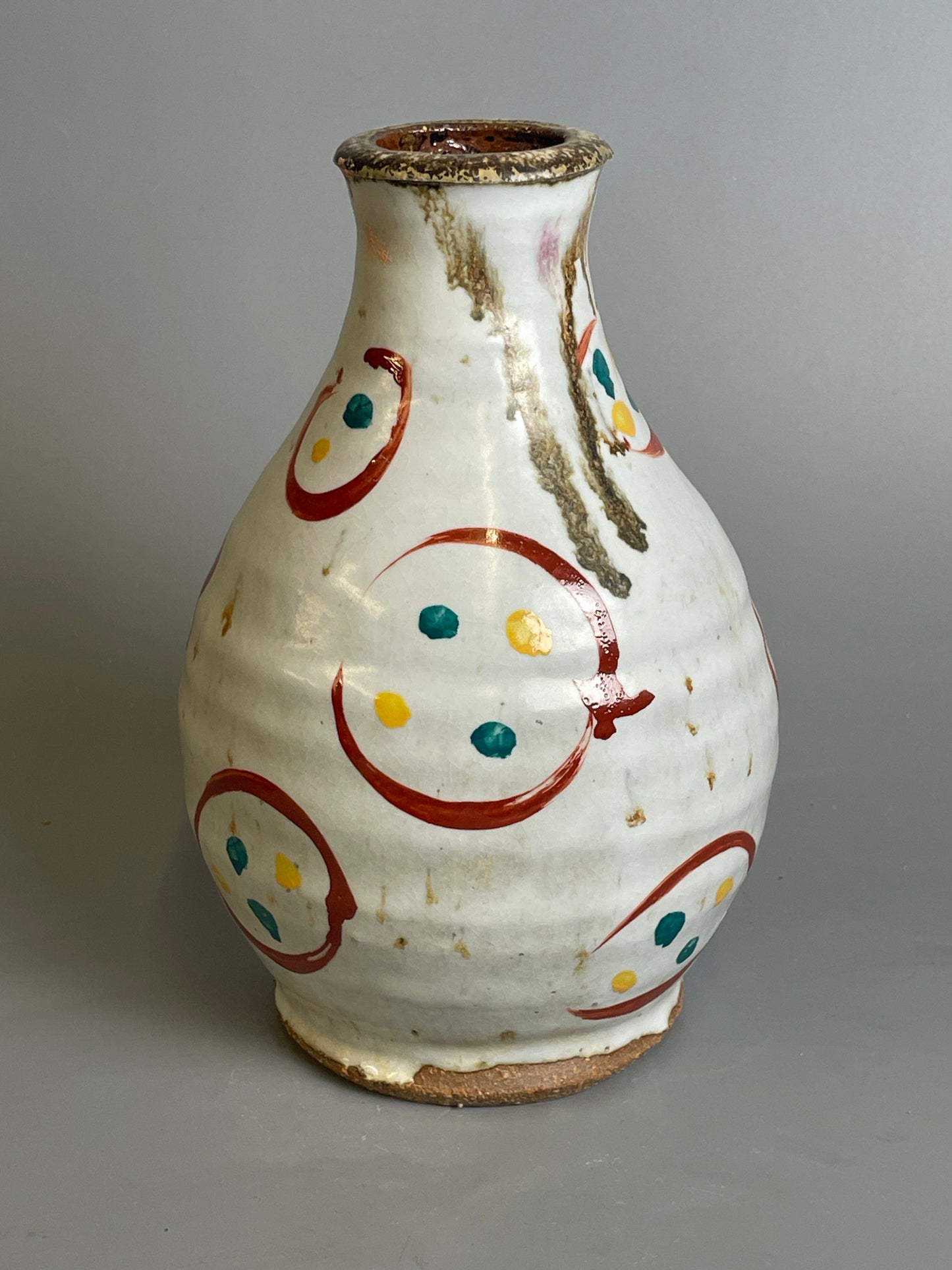 Bud Vase, nuka, enamel, T942