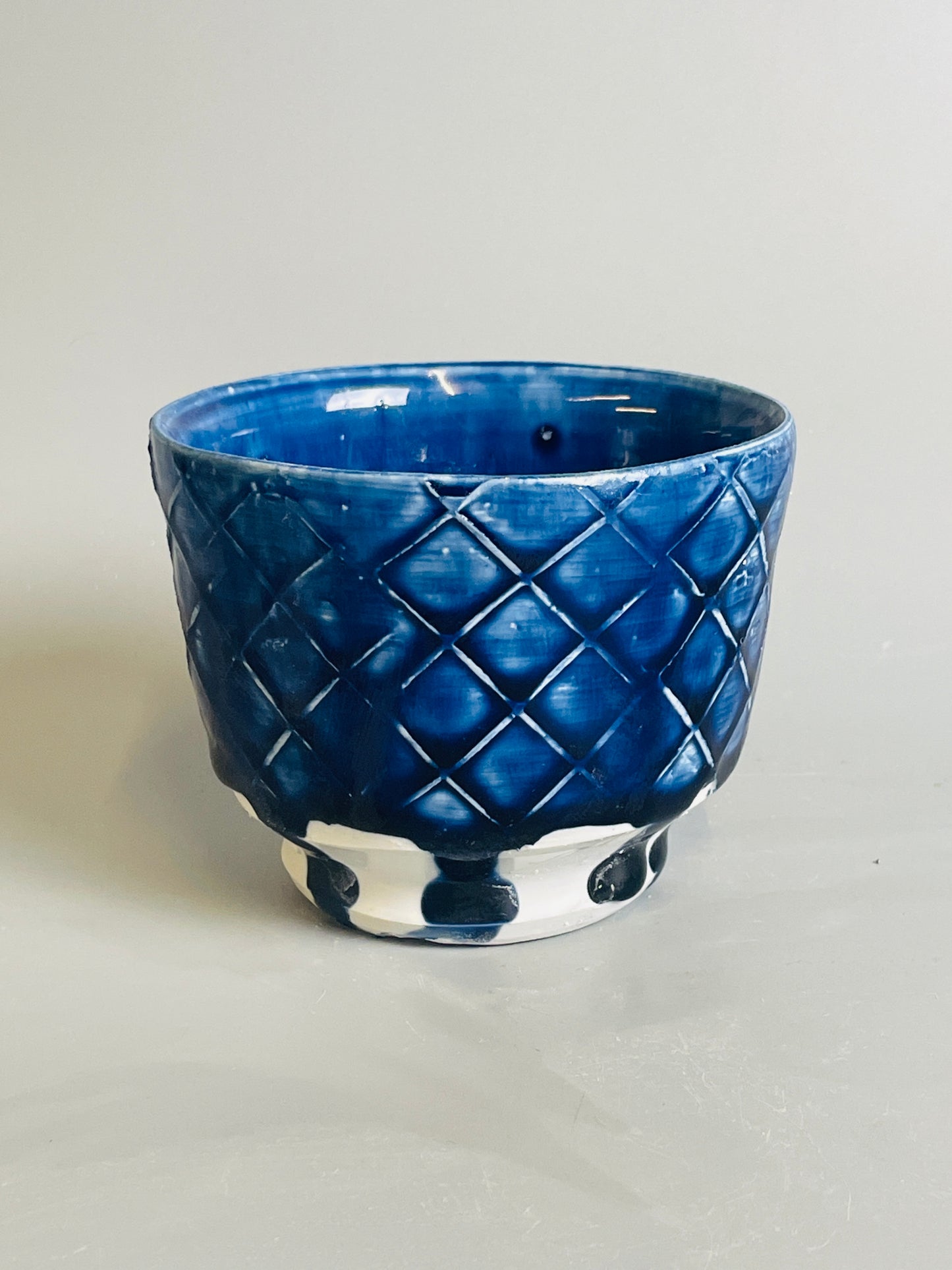 Yunomi, porcelain, blue ash, T970