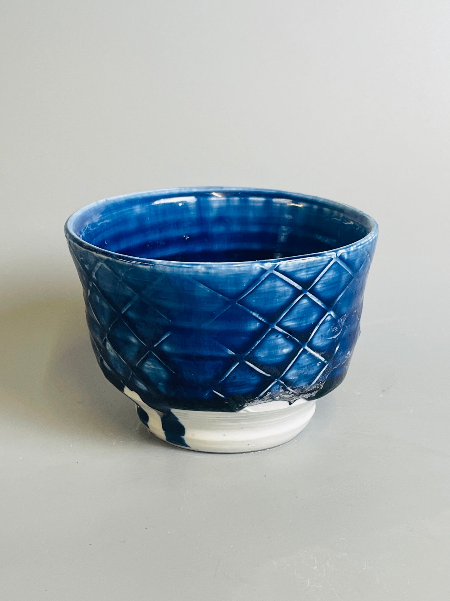 Yunomi, porcelain, blue ash, T979