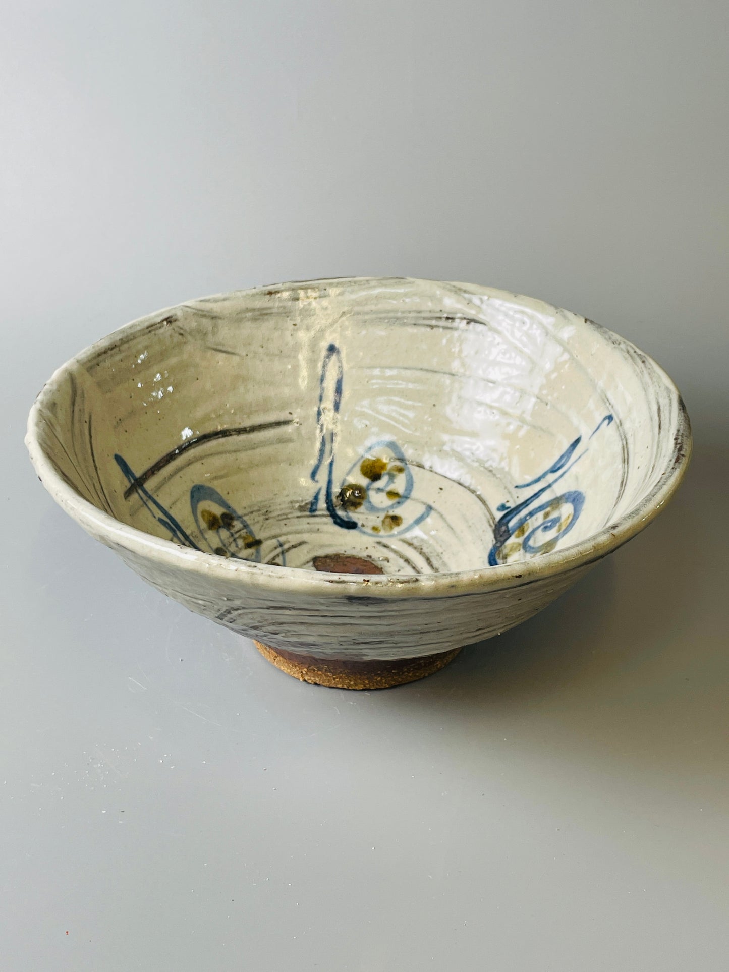 Wide Bowl, hakeme, iron, cobalt, T617