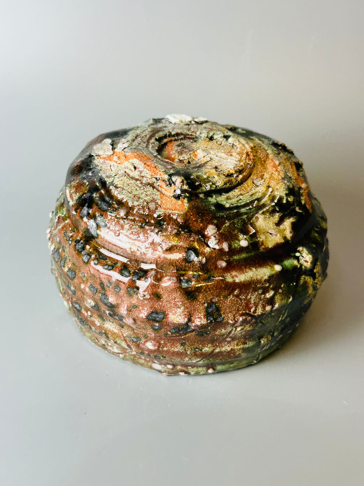 Shiga-oribe teabowl A309