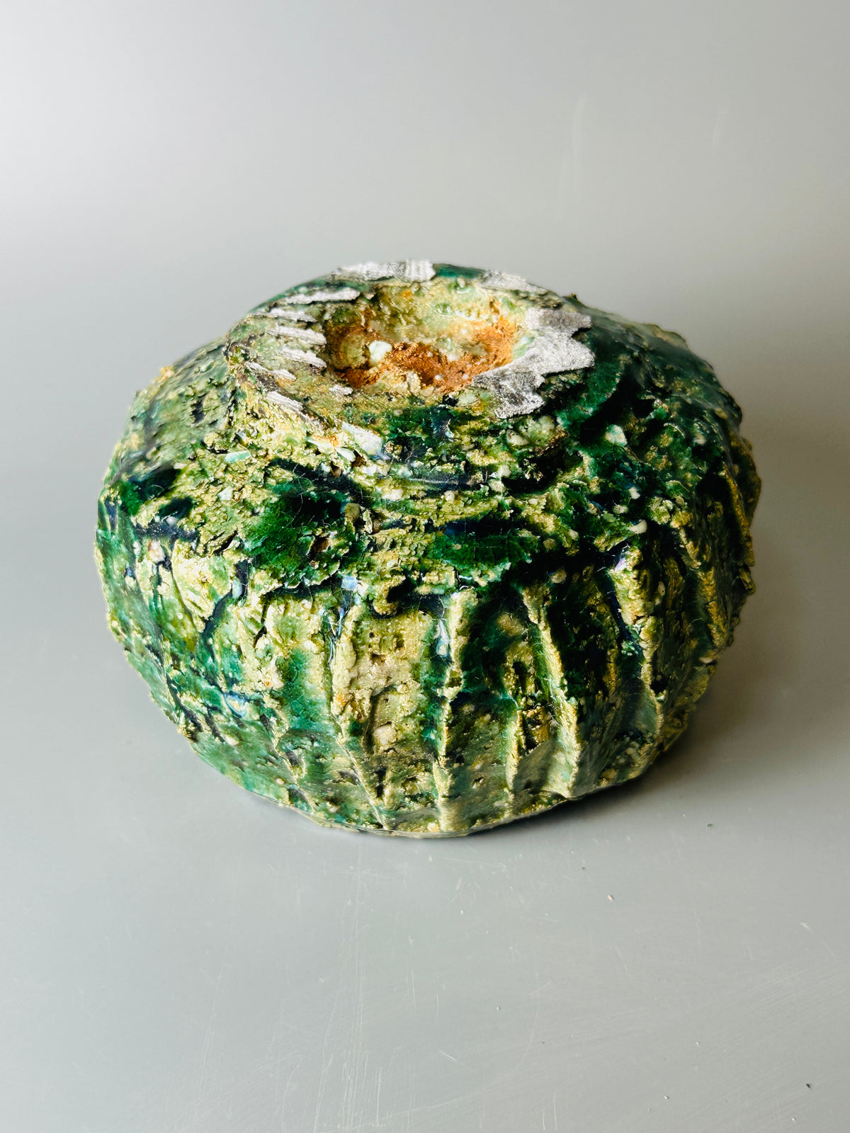 Shiga-oribe teabowl A316