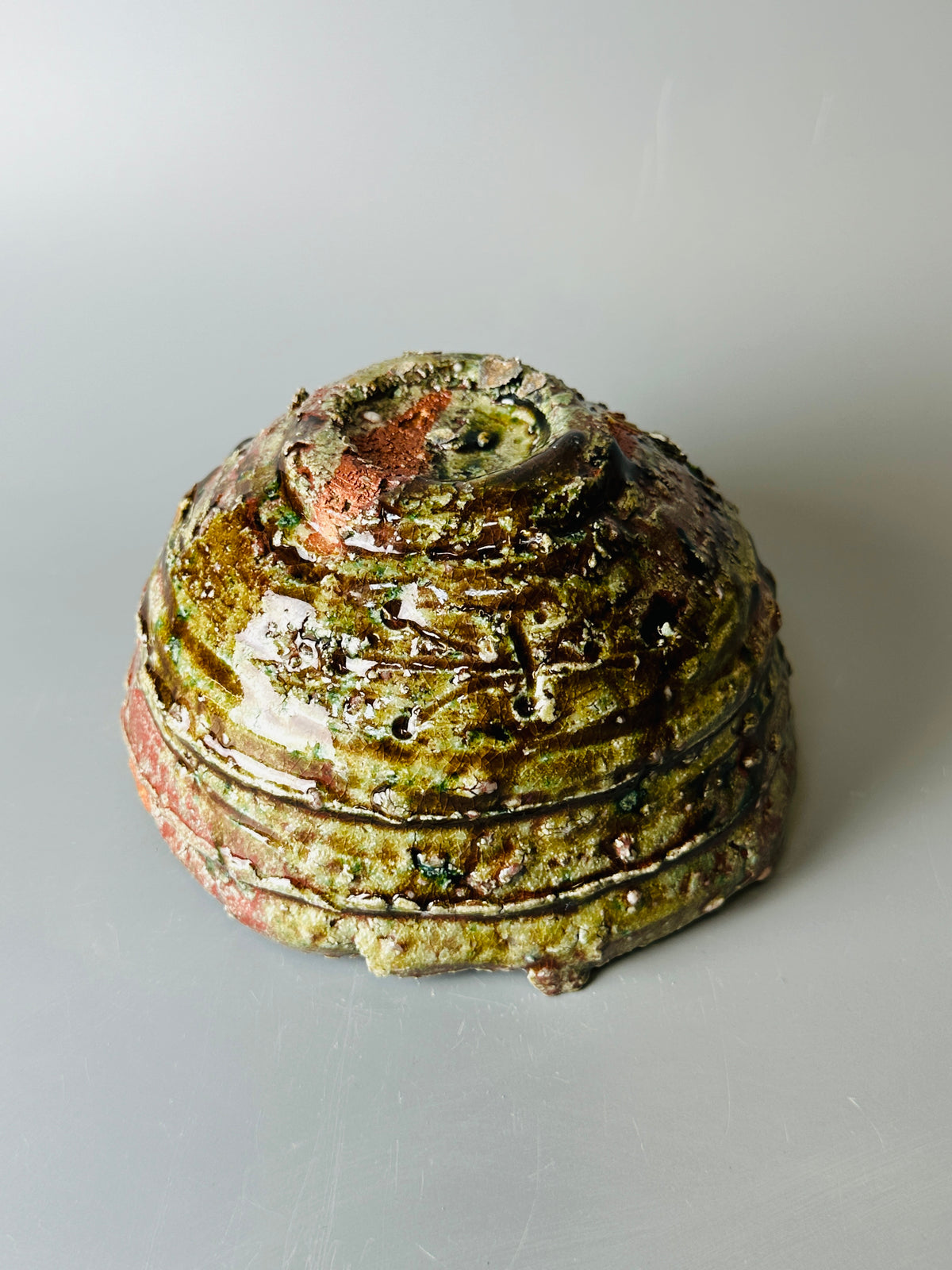 Shiga-oribe teabowl A322