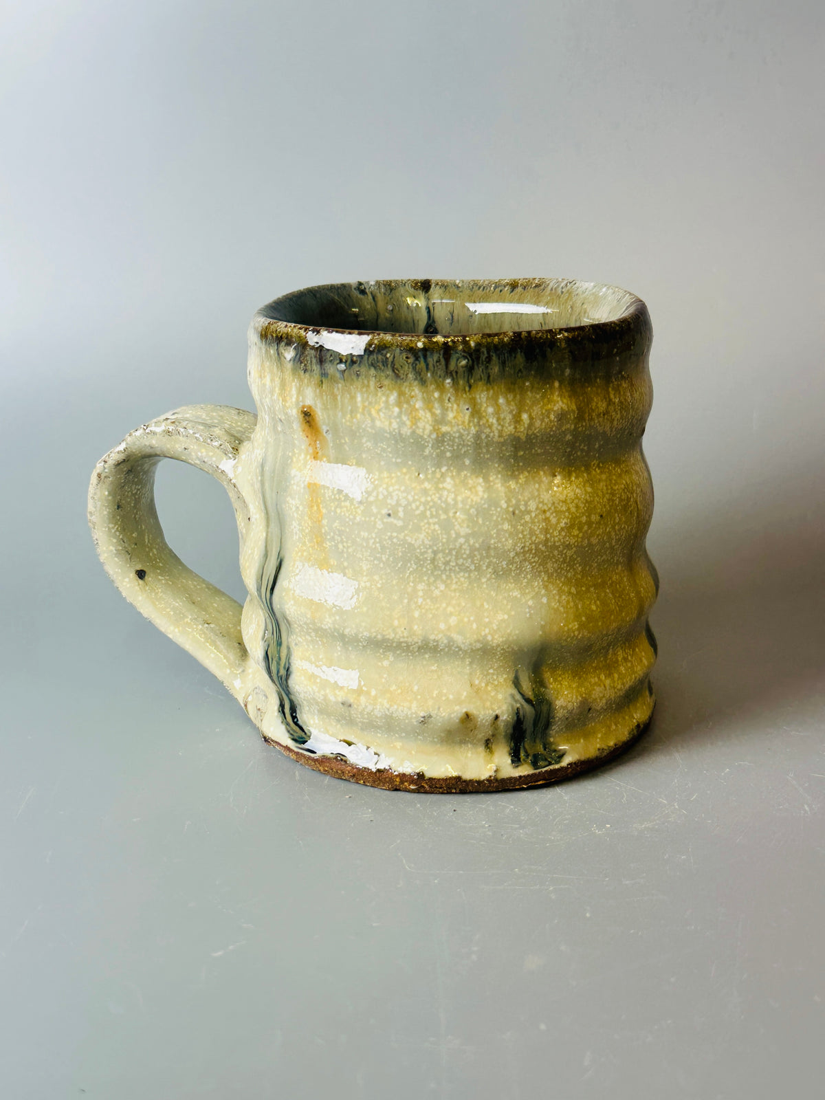 Mug, ridged, nuka, jian, T1644