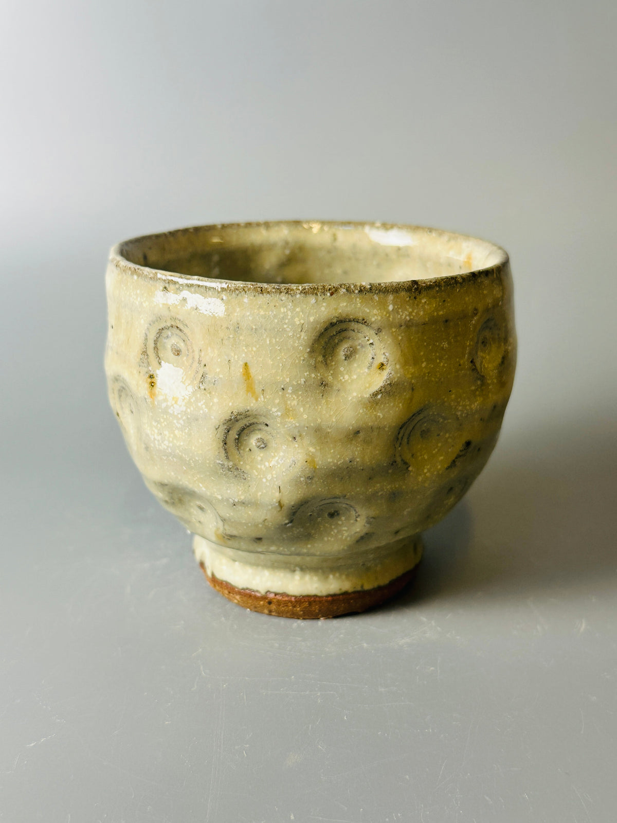 Yunomi, stamped, nuka, T1692