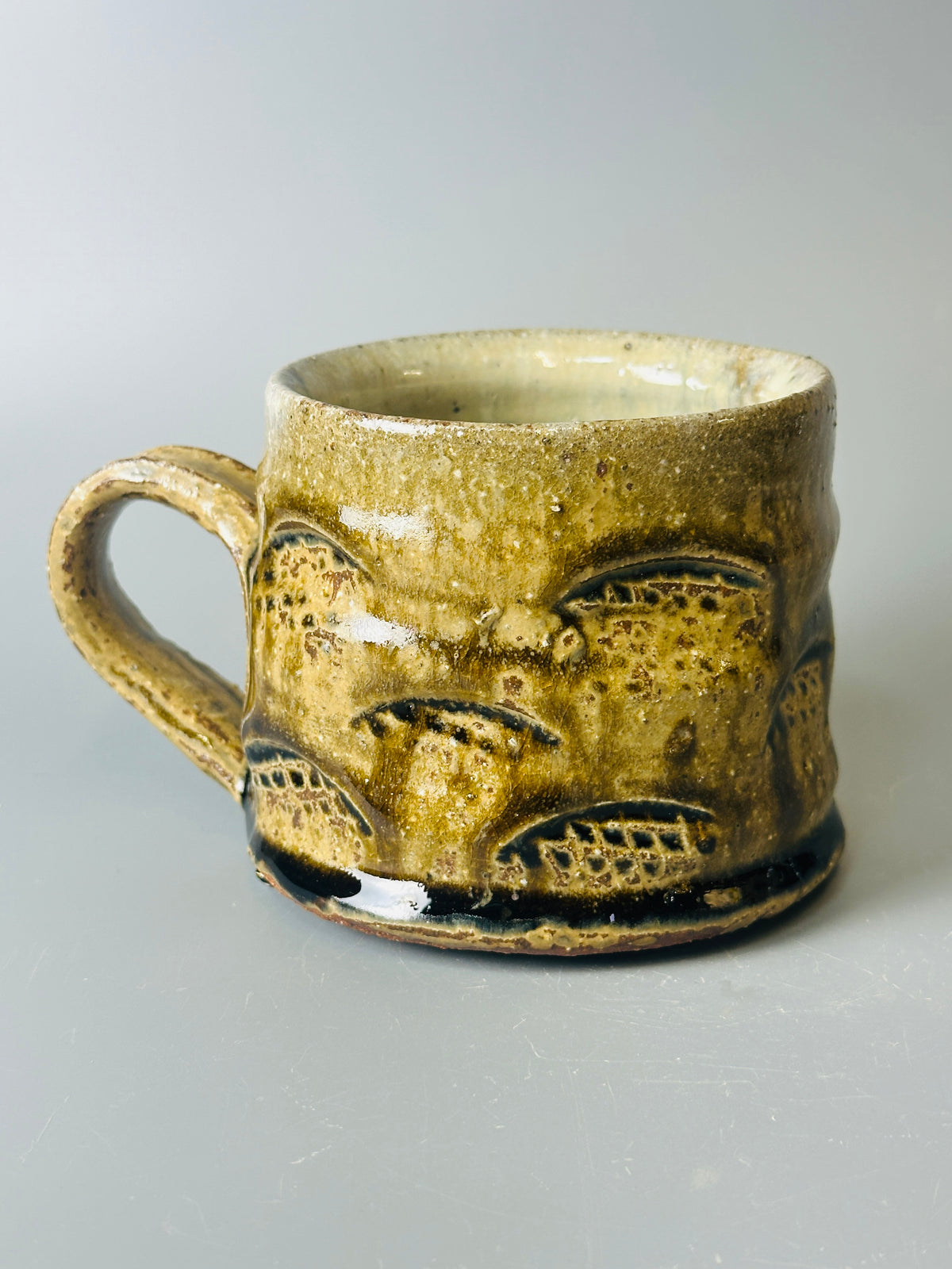 Mug, stamped, cherry ash T1720