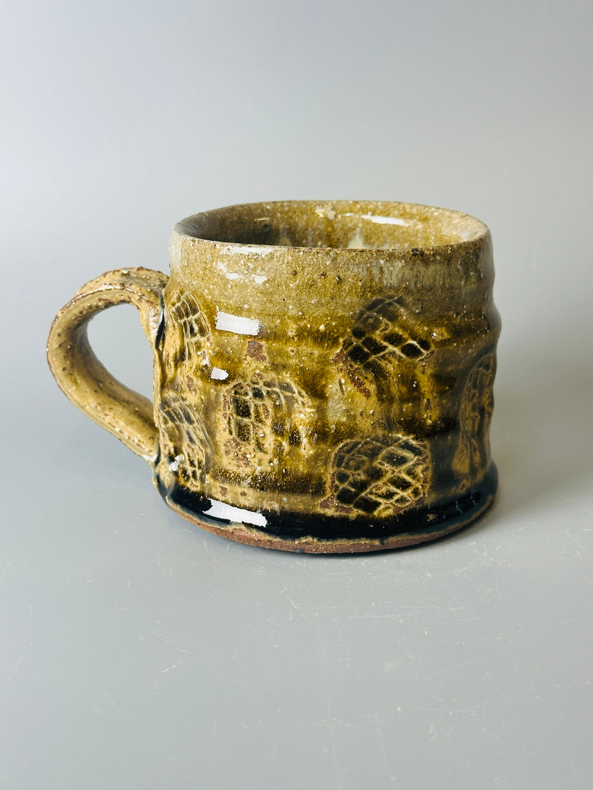 Mug, stamped, cherry ash T1721