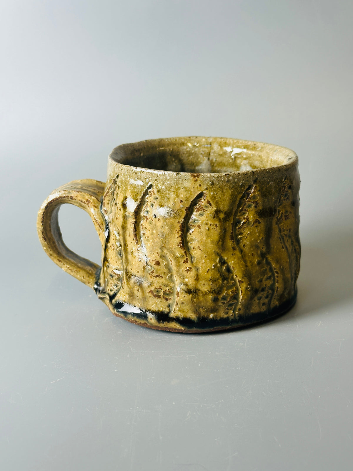 Mug, stamped, cherry ash T1726