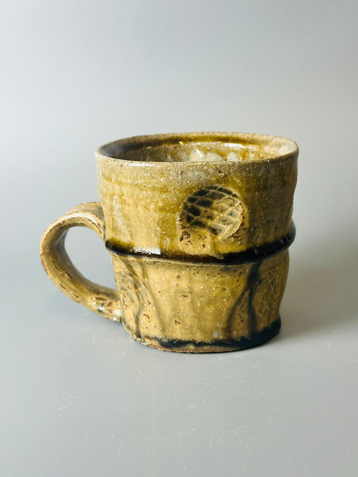Mug, stamped, cherry ash T1729