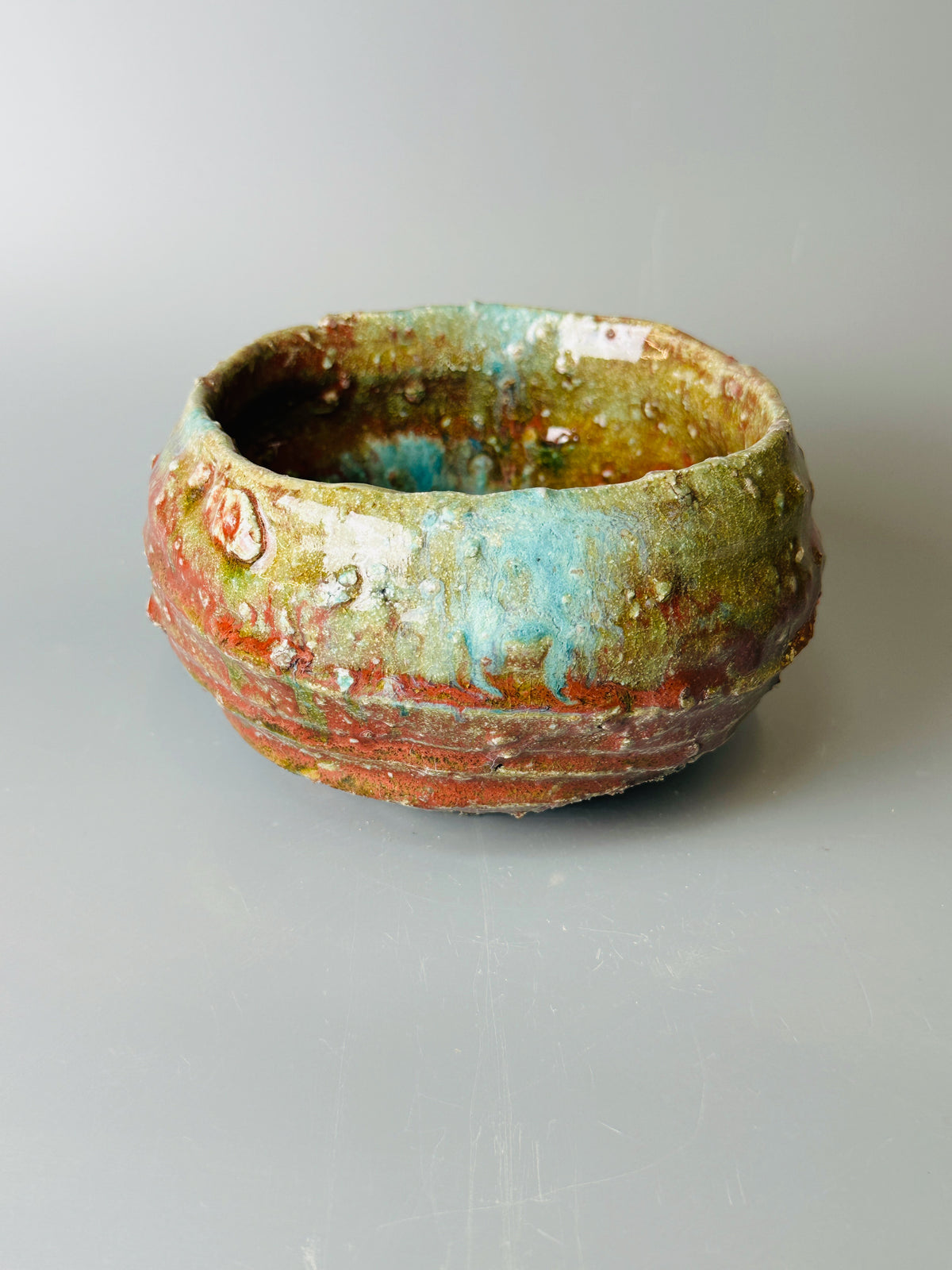 Shiga-oribe teabowl A305