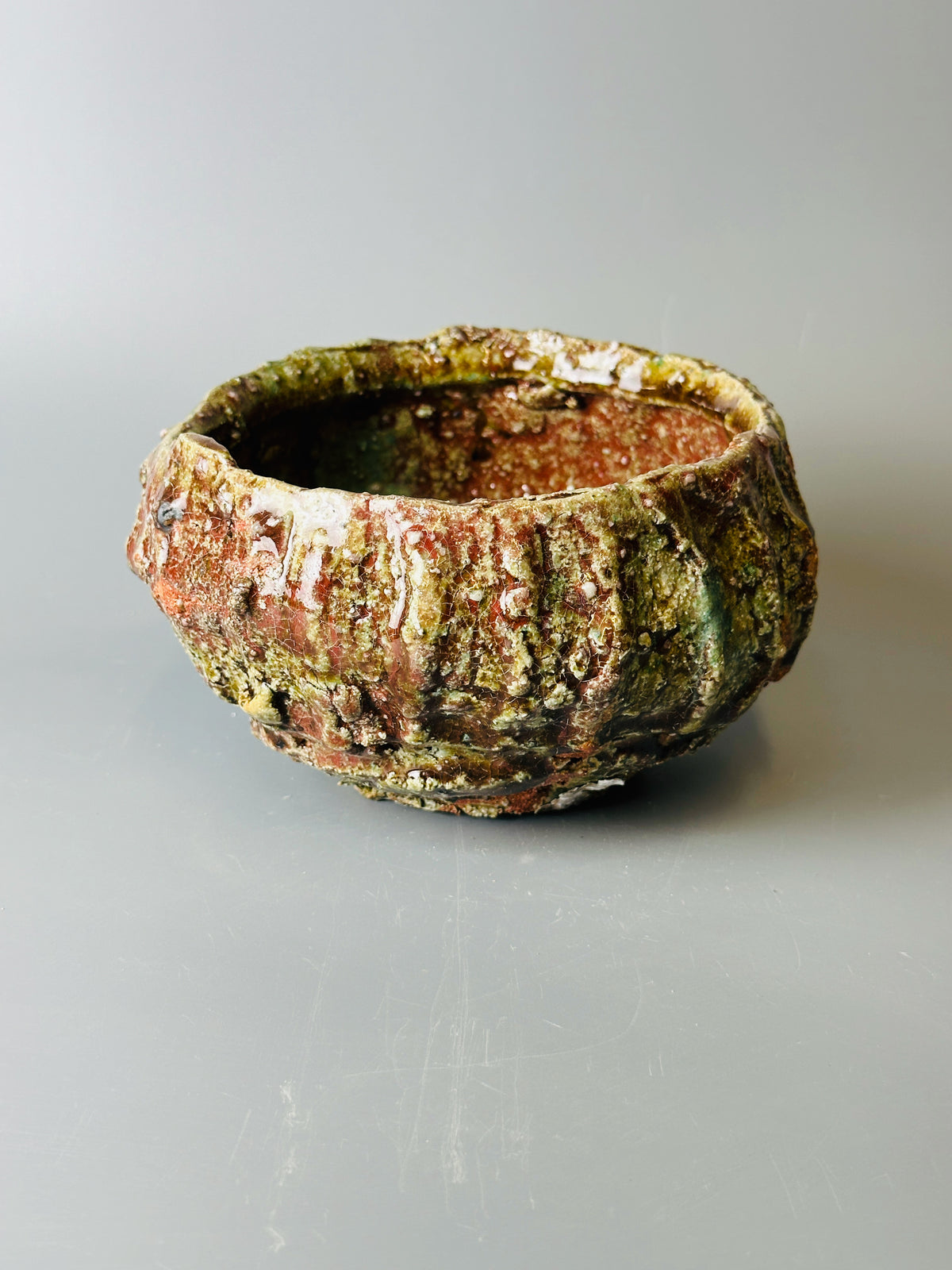 Shiga-oribe teabowl A307