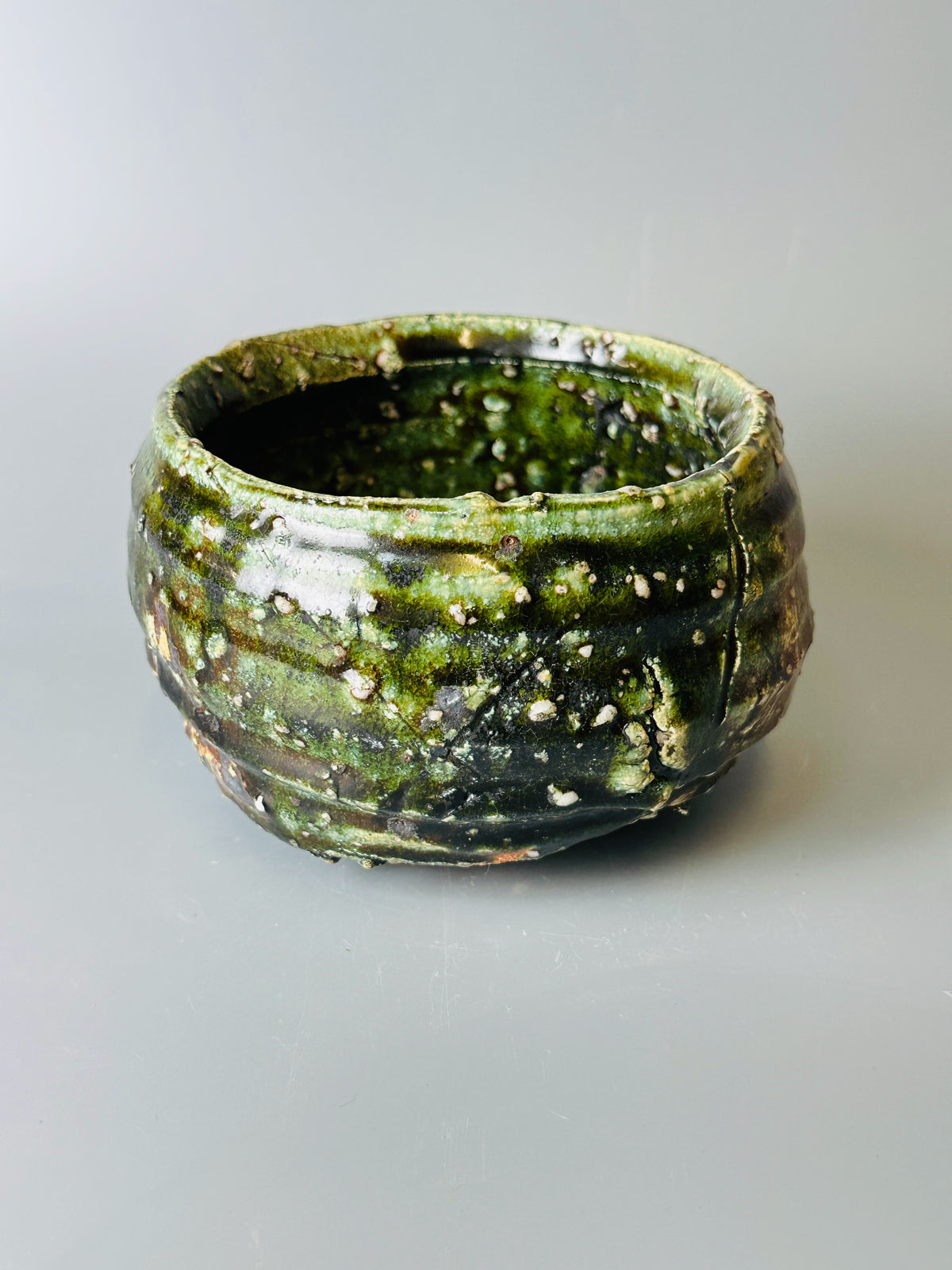 Shiga-oribe teabowl A309