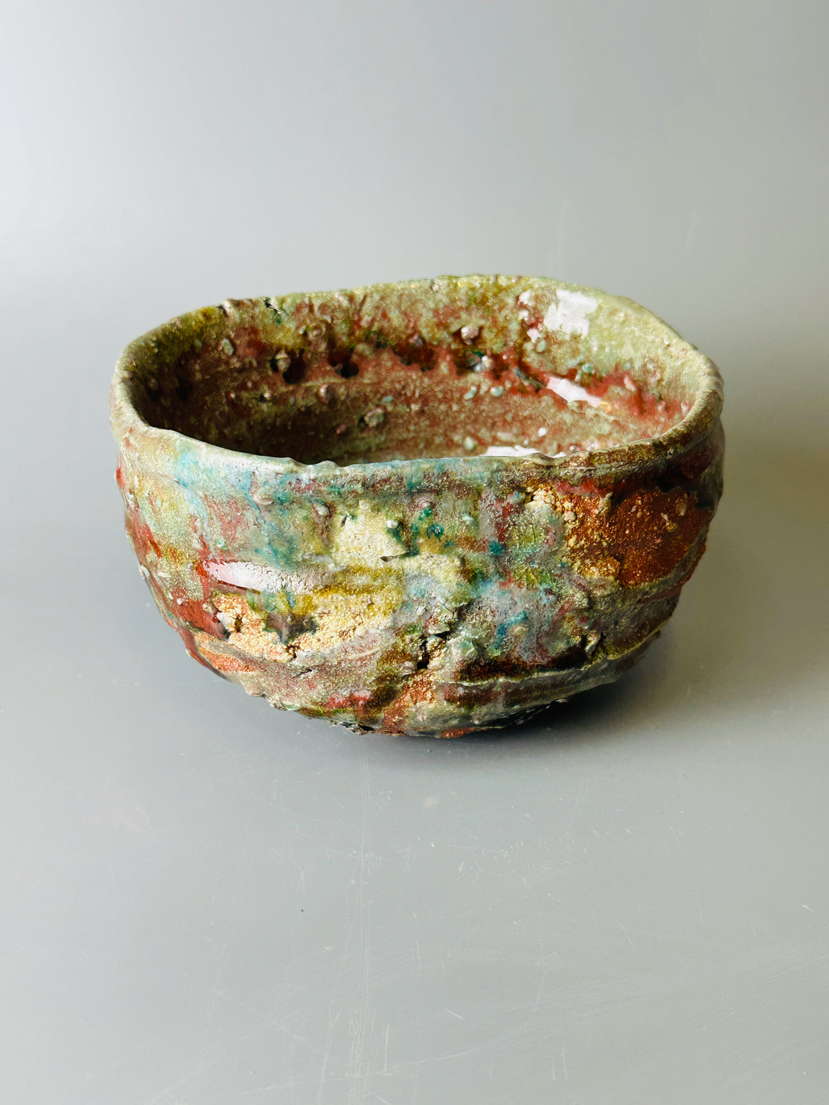 Shiga-oribe teabowl A312