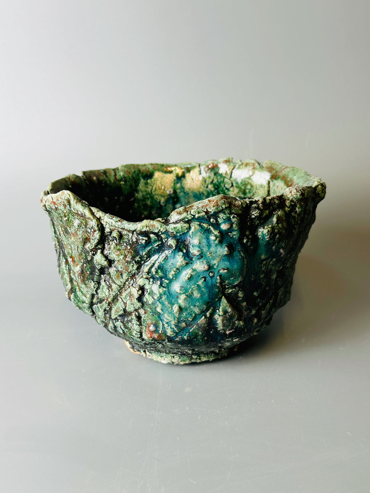 Shiga-oribe teabowl A320