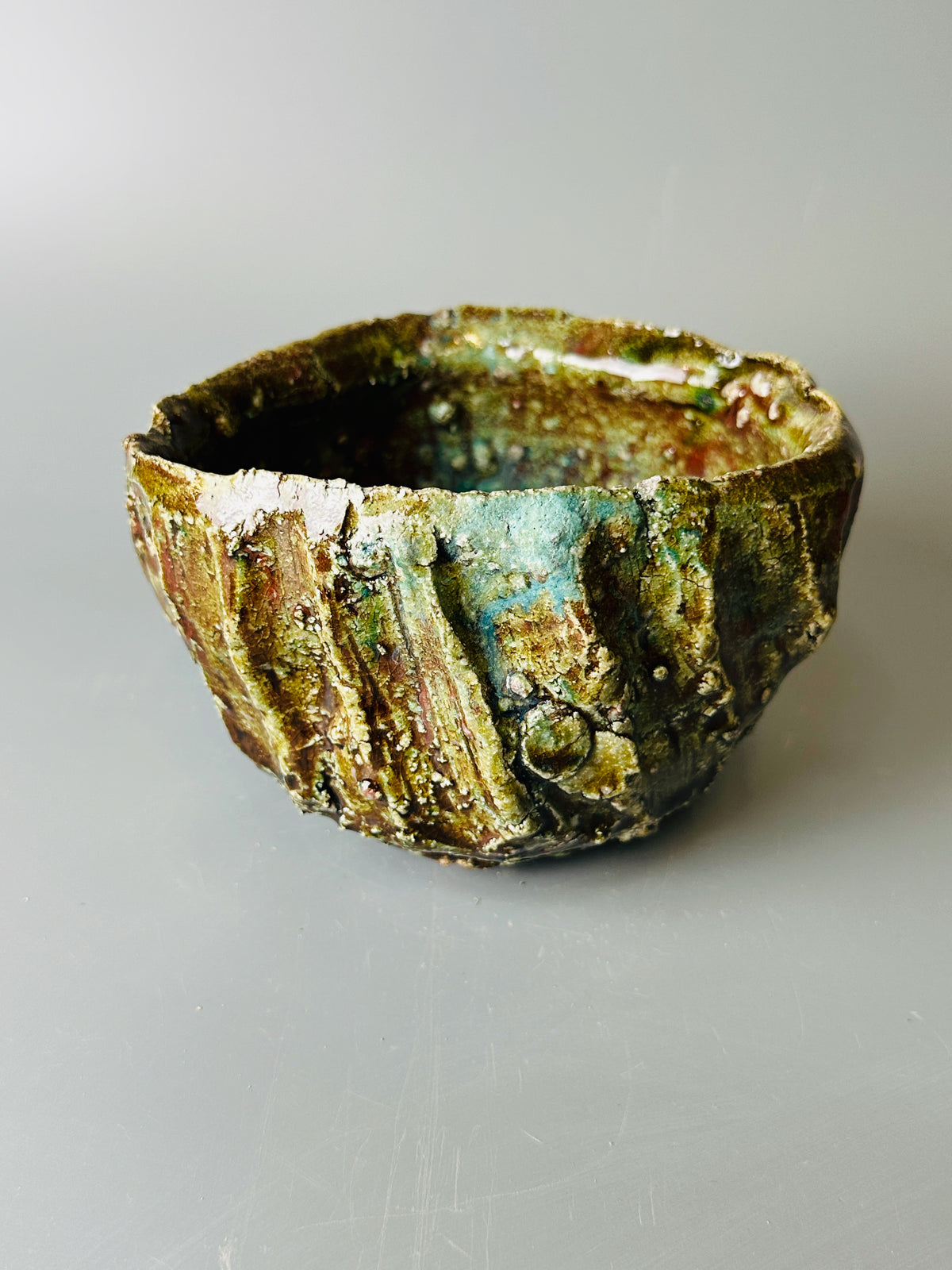 Shiga-oribe teabowl A330