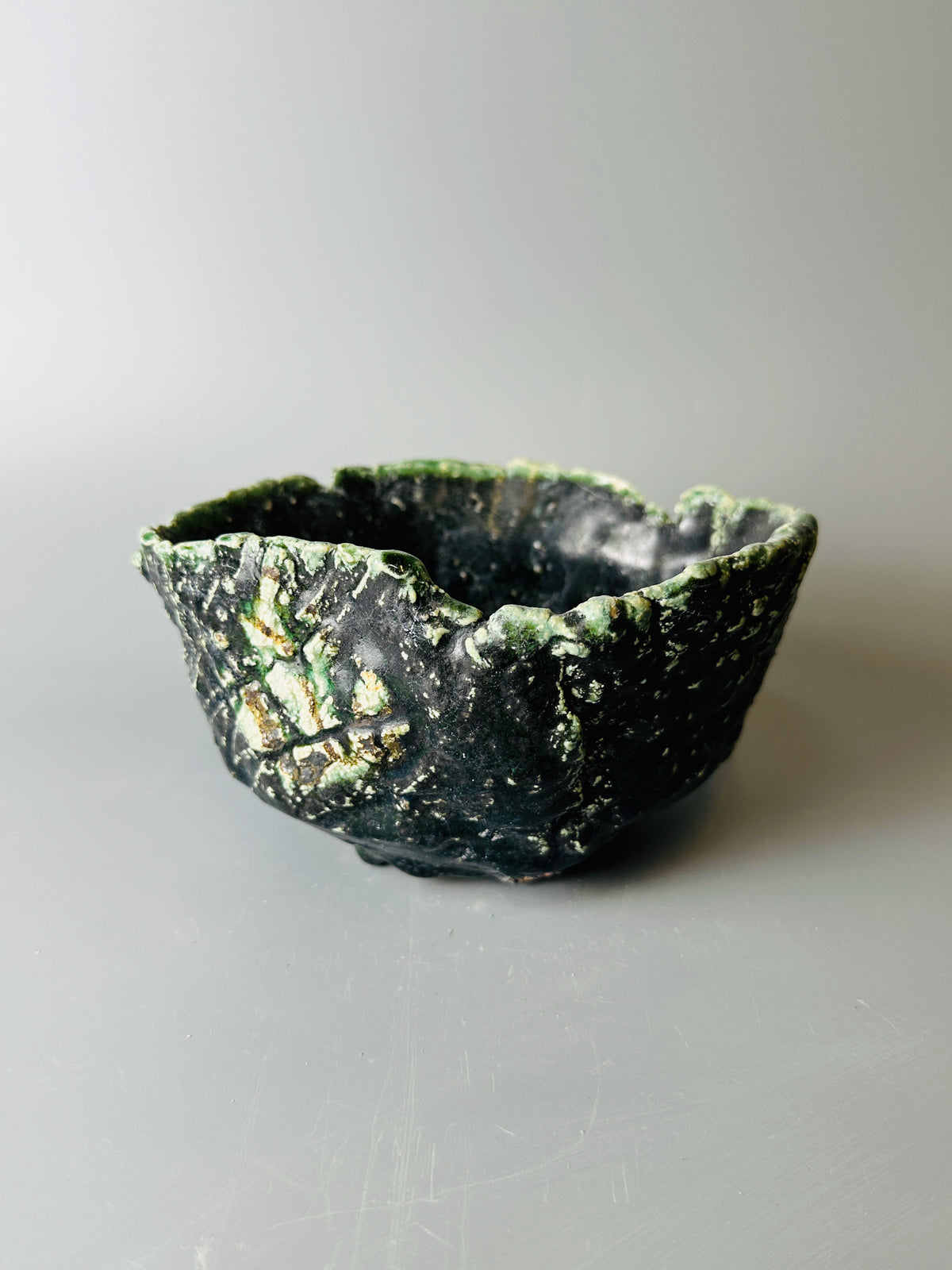 Shiga-oribe teabowl A332