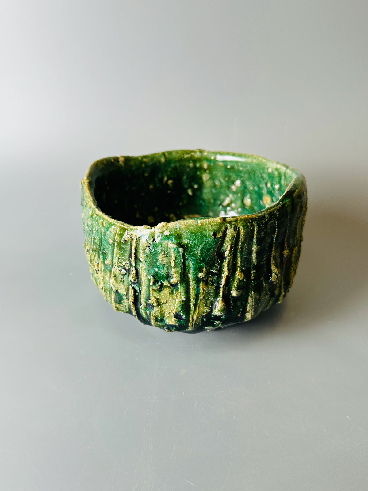 Shiga-oribe teabowl A336