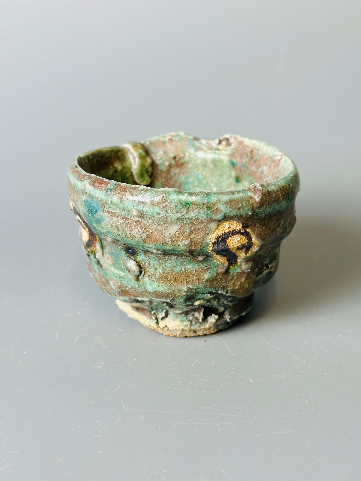 Shiga-oribe guinomi or espresso A377