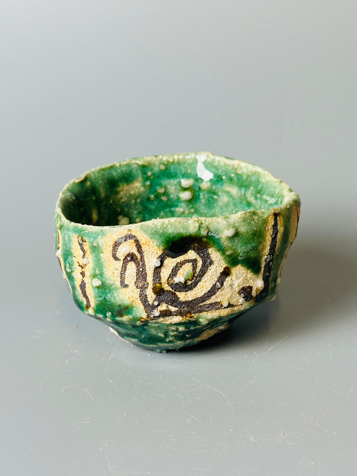 Shiga-oribe guinomi or espresso A384