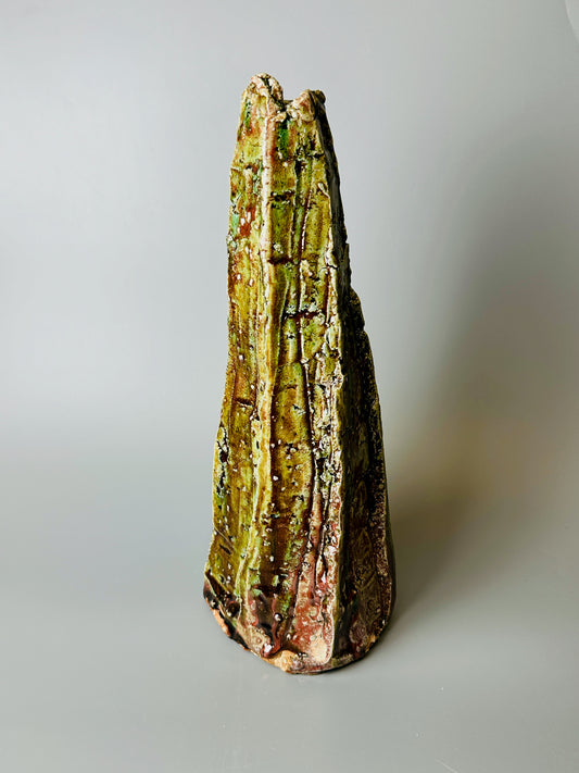 Shiga-Oribe Hanaire flower vase A259