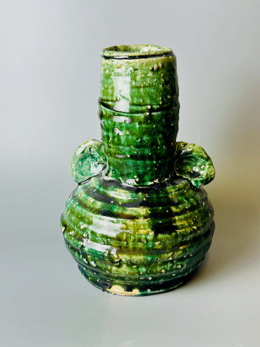 Shiga-Oribe Hanaire flower vase A263