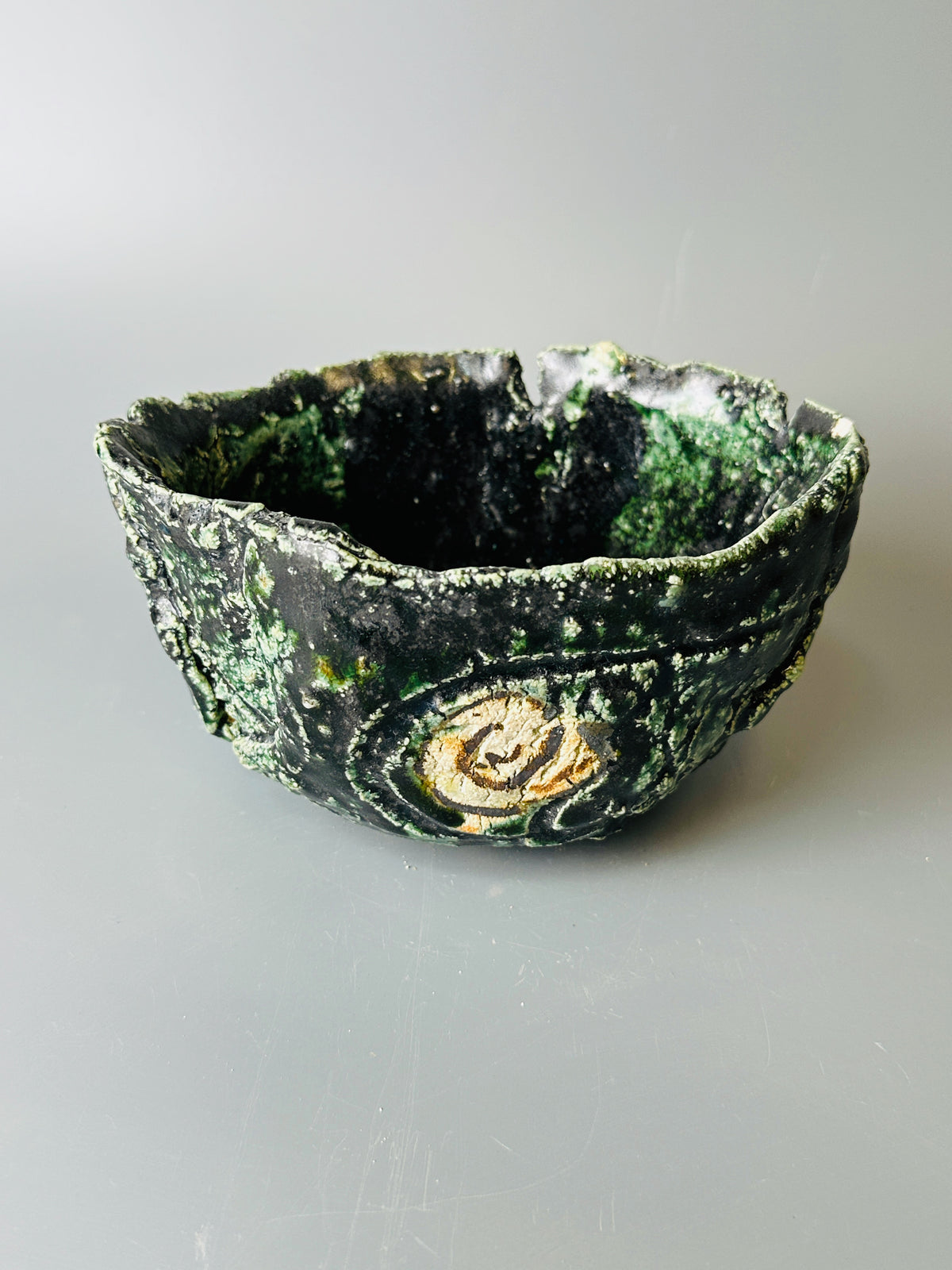 Shiga-oribe teabowl A298