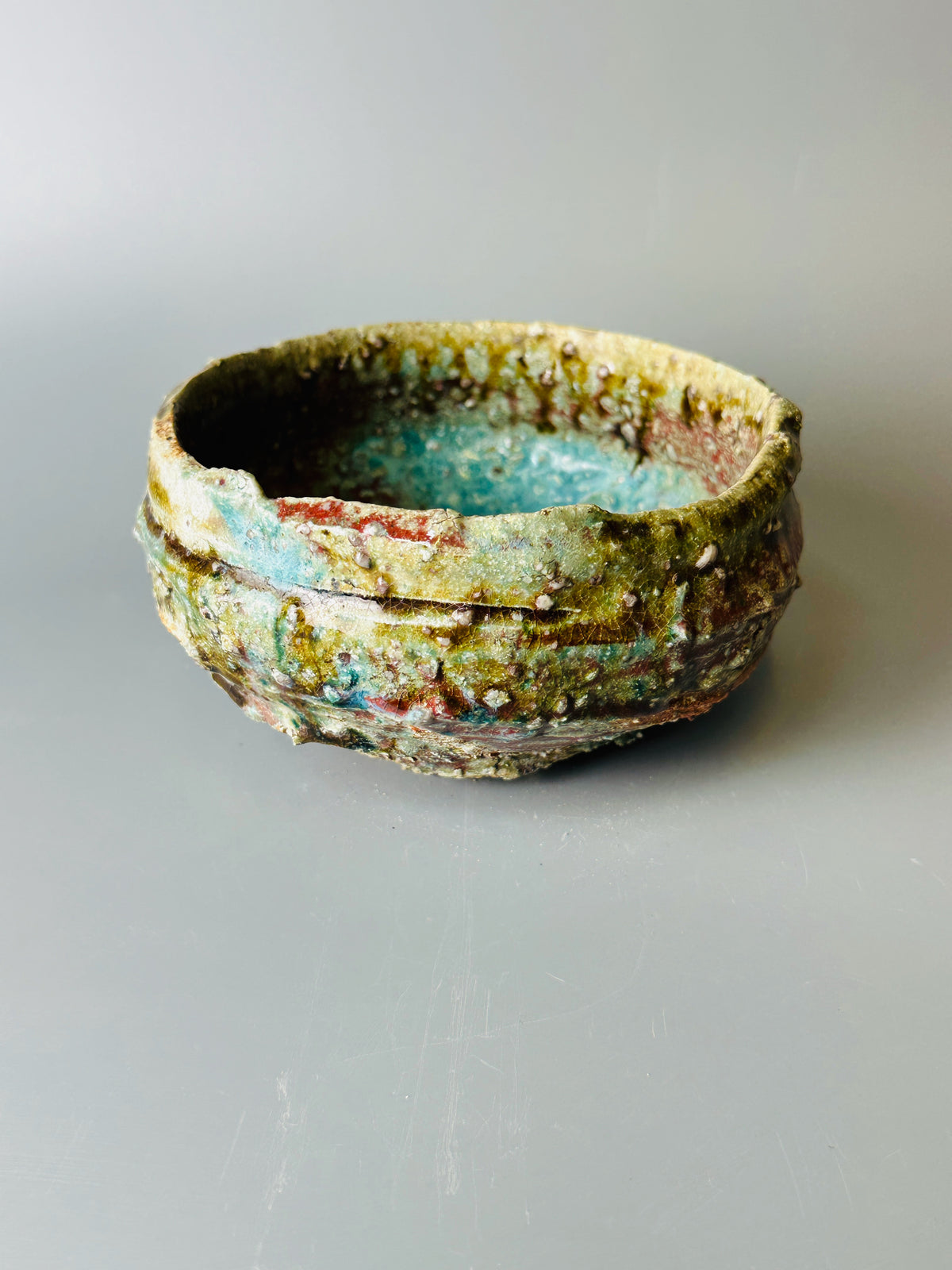 Shiga-oribe teabowl A303