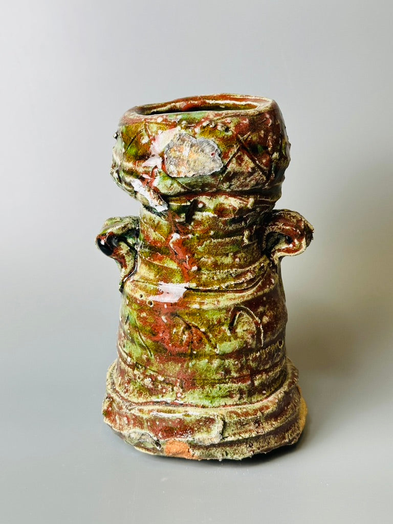 Shiga-Oribe Hanaire flower vase A250