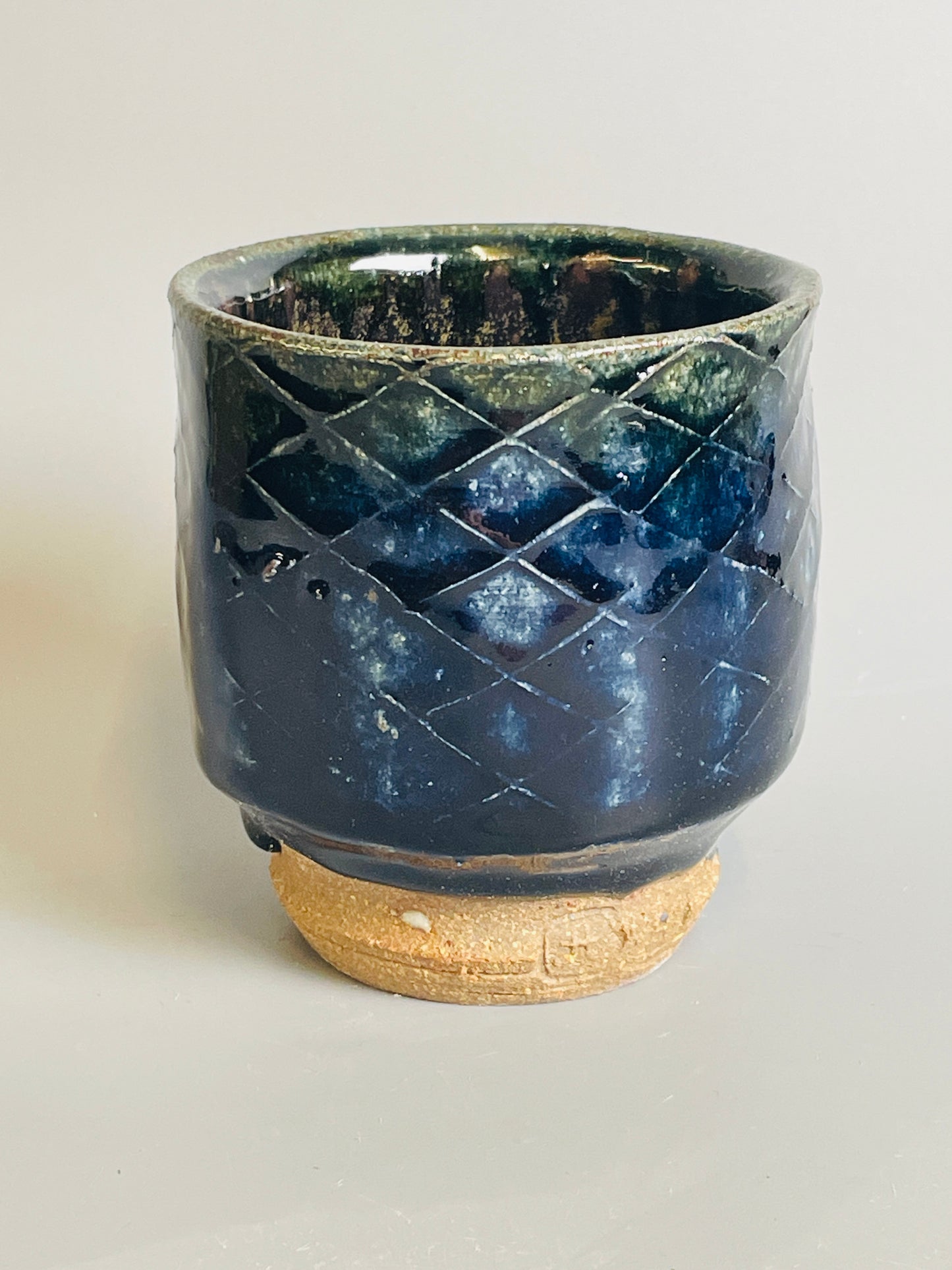 Yunomi, blue ash, T1007