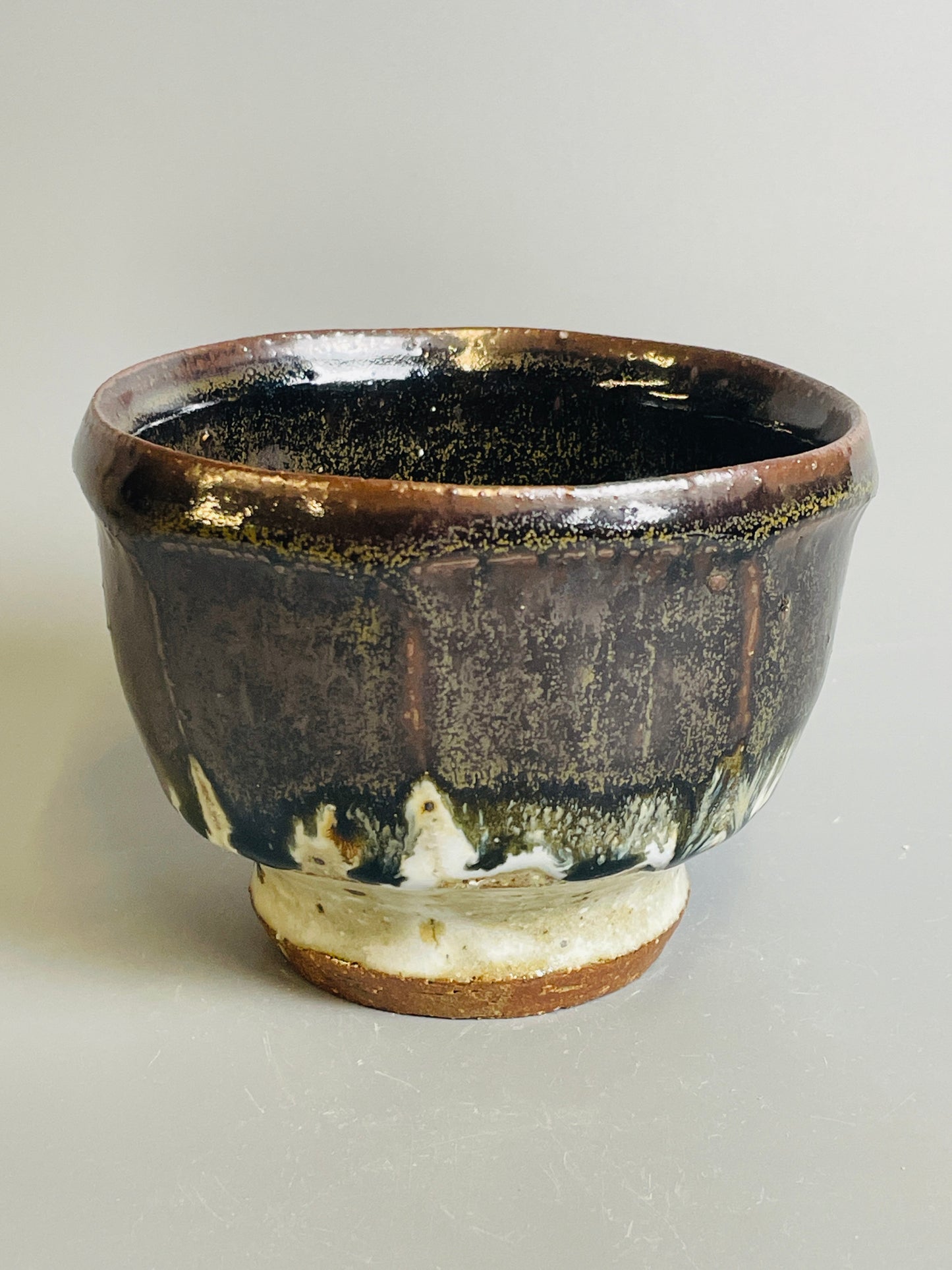 Yunomi, faceted, jian, nuka, T1054