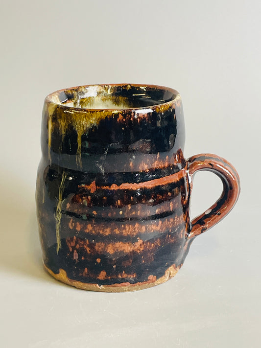 Mug, temmoku, nuka, T1102