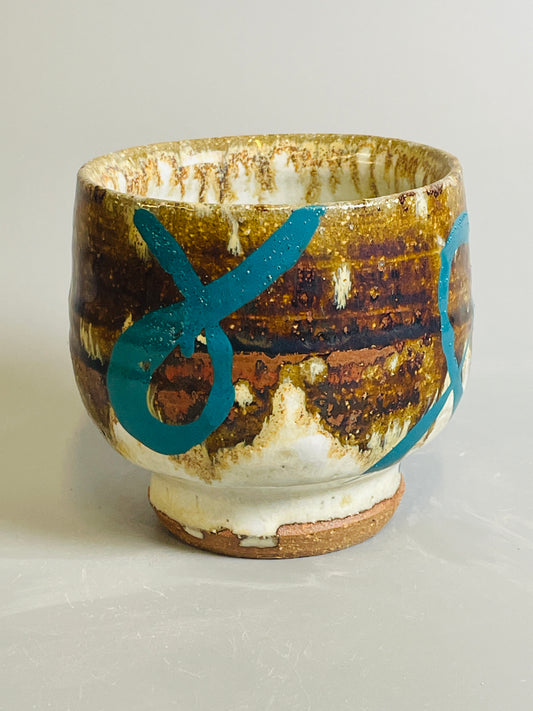 Yunomi, ame, nuka, enamel, T1162