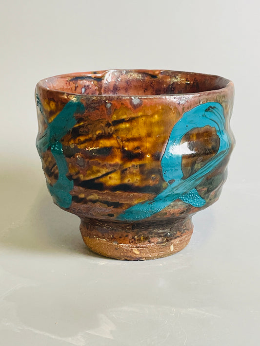 Yunomi, ame, enamel, T1178