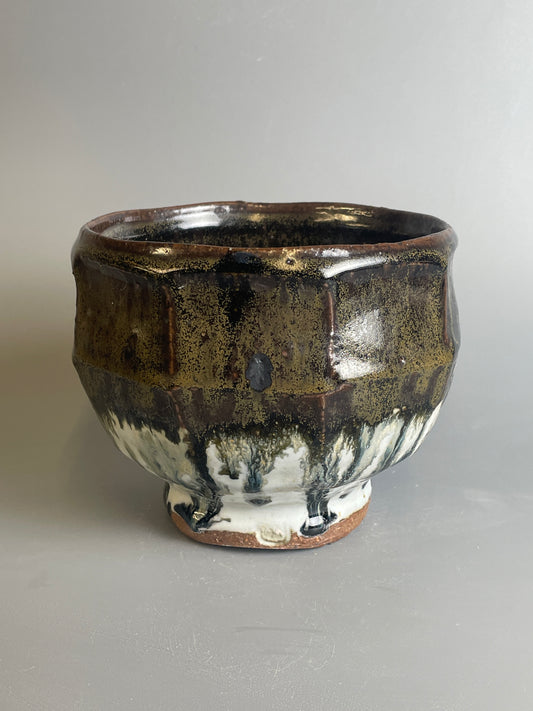 Bowl, faceted, jian, nuka, T1212