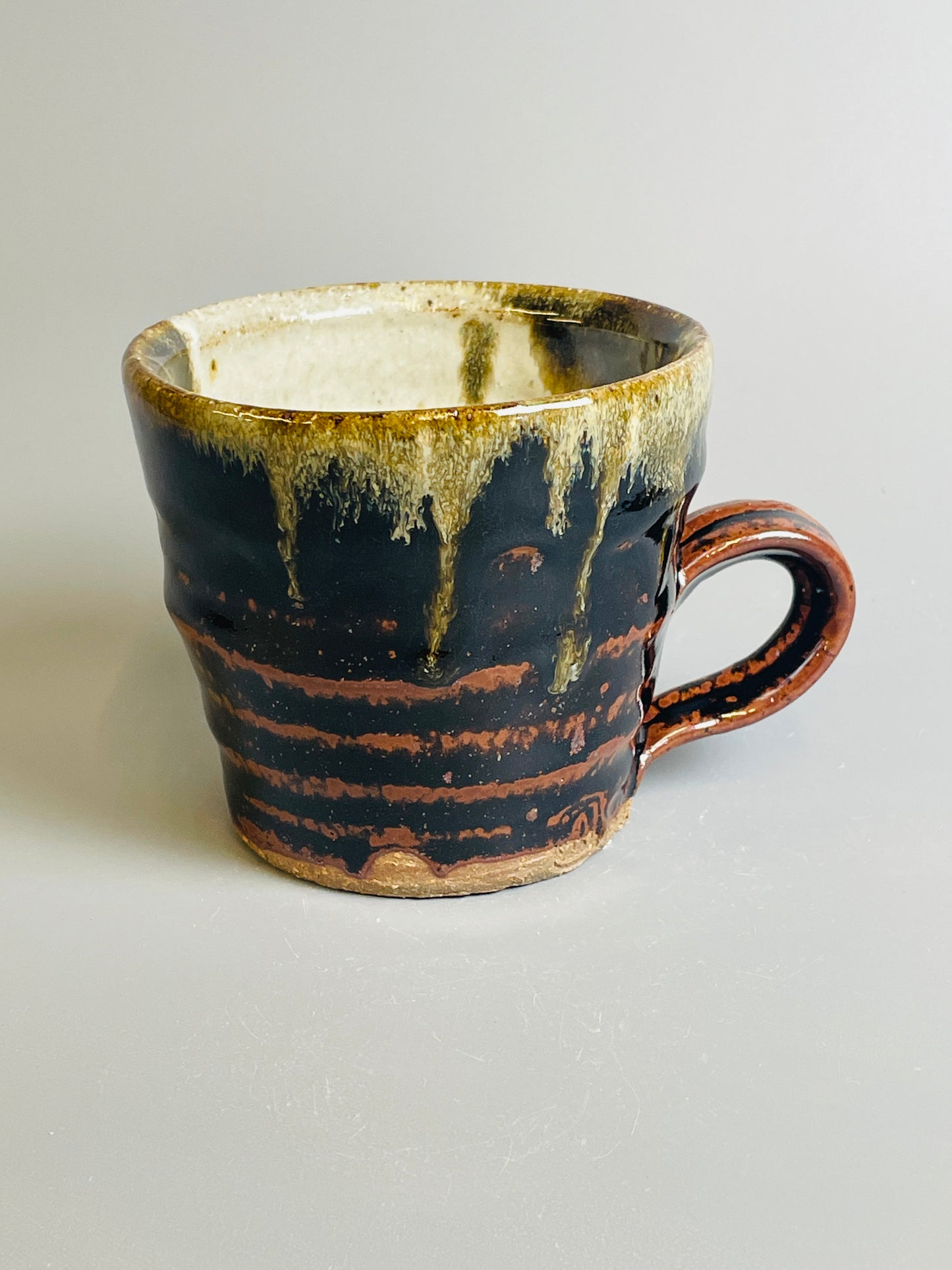Mug, temmoku, nuka, T1281