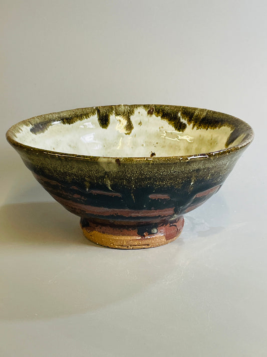 wide bowl, temmoku, nuka, T1361