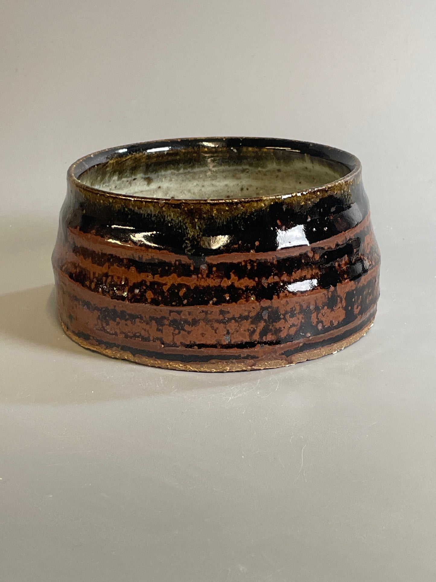 Small dog bowl, temmoku, nuka, T1388