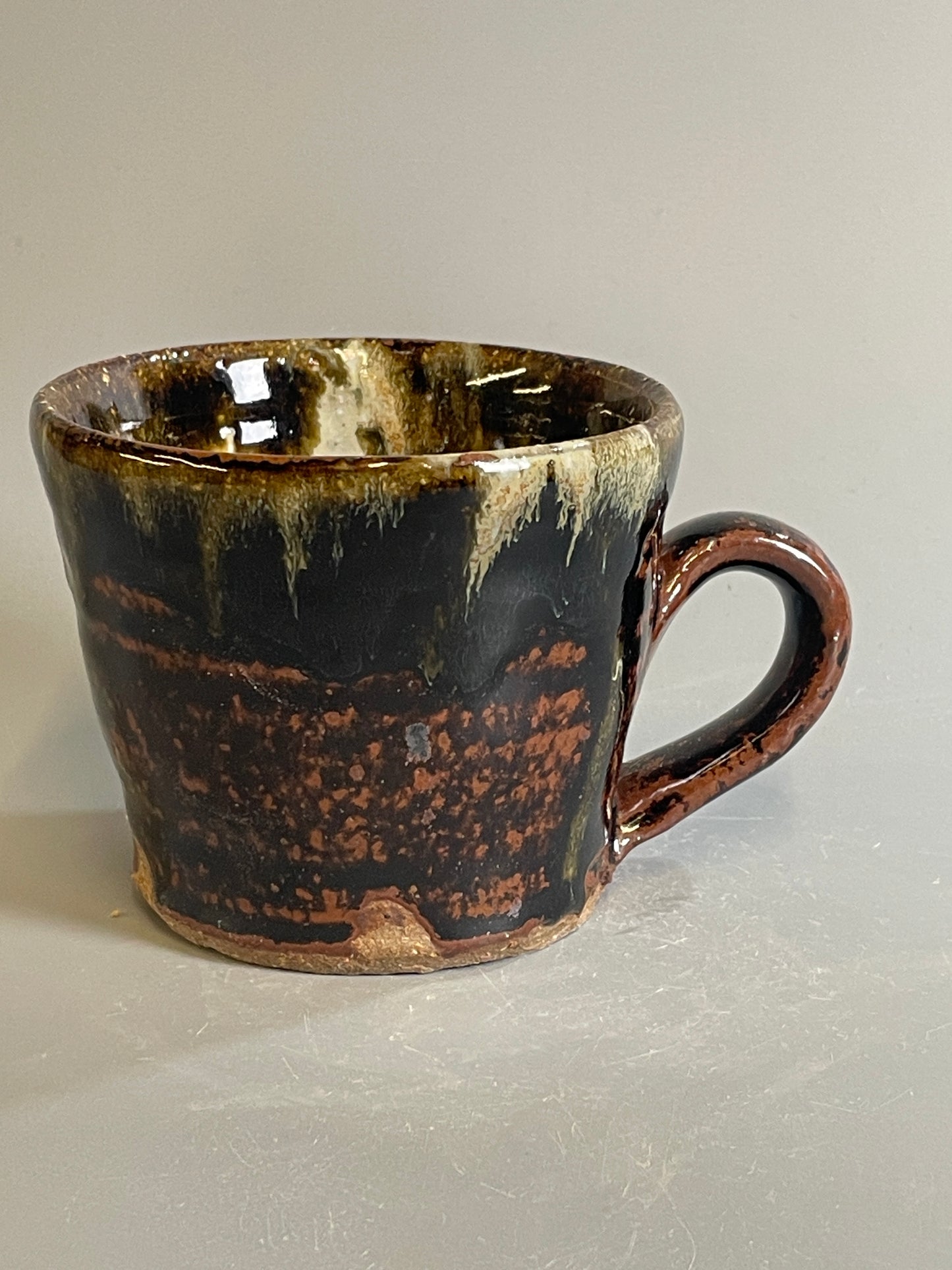 Mug, temmoku, nuka, T1402