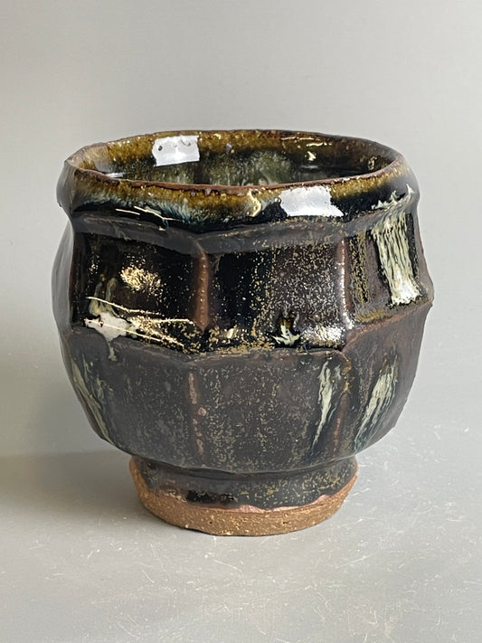 Yunomi, faceted, jian, nuka, T1446